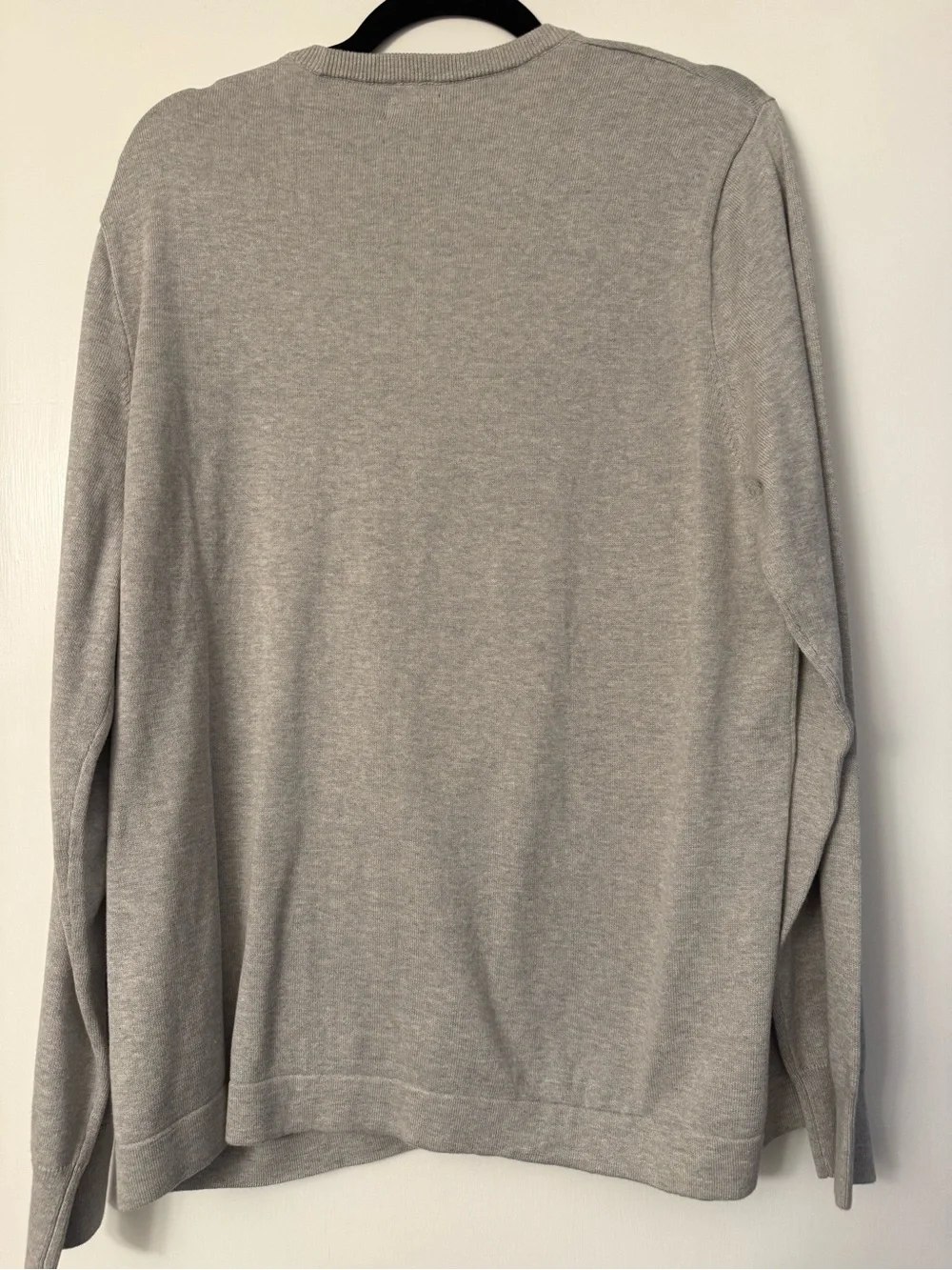 J. Crew Men's Cotton Crewneck Sweater - Heather Gray